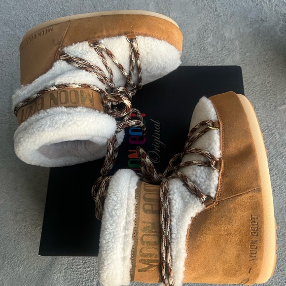 MOON BOOT LOW ICON SHEARLING LAB69 - Picture 4 of 8